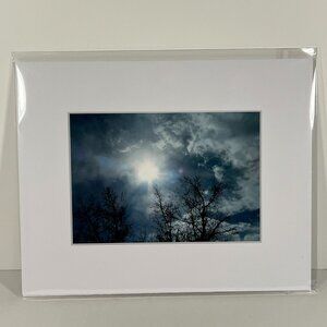 Total Solar Eclipse April 8 2024 Photography Print 10in x 8in Mat NWT